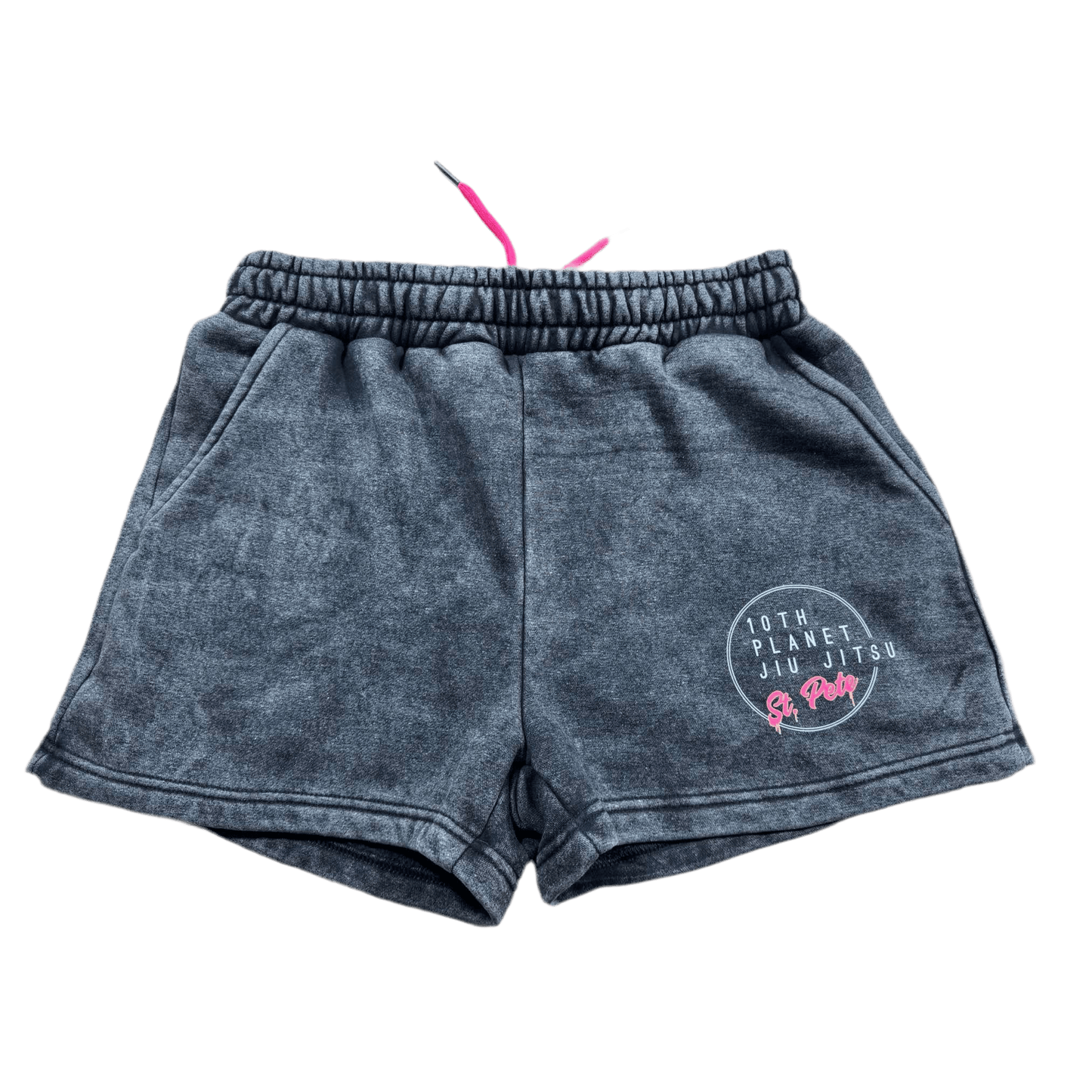 1264 Acid Wash BF Fleece Shorts