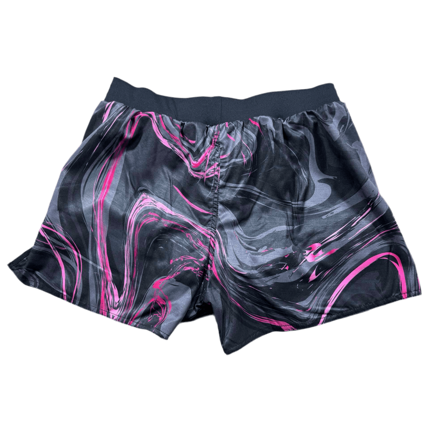 1264 Competitor Cut Unisex Shorts Pink Marble White Belt Edition