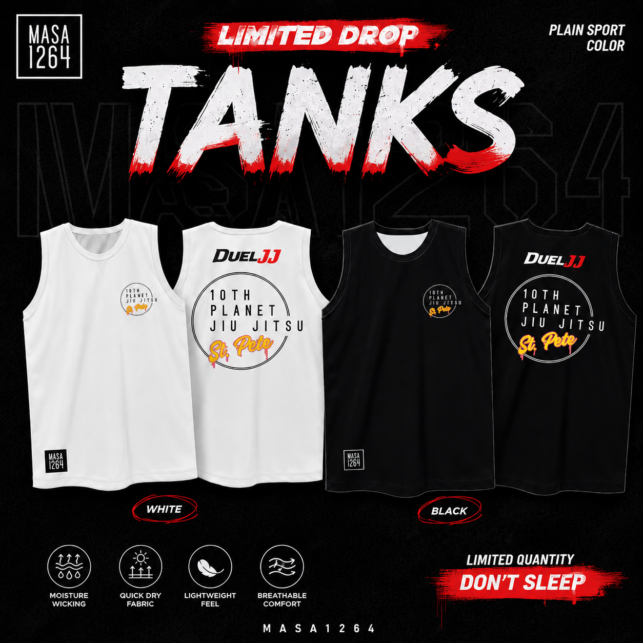 1264 Poly Dri-Fit Tank Top Pre-Order