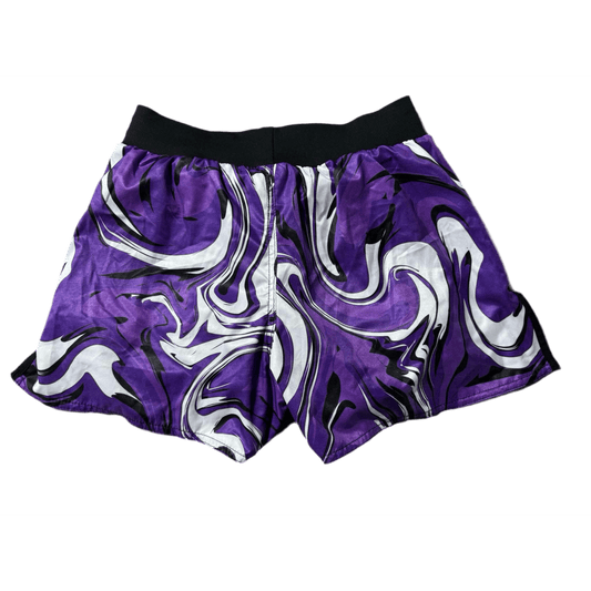 1264 Competitor Cut Unisex Shorts Purple Snow Edition