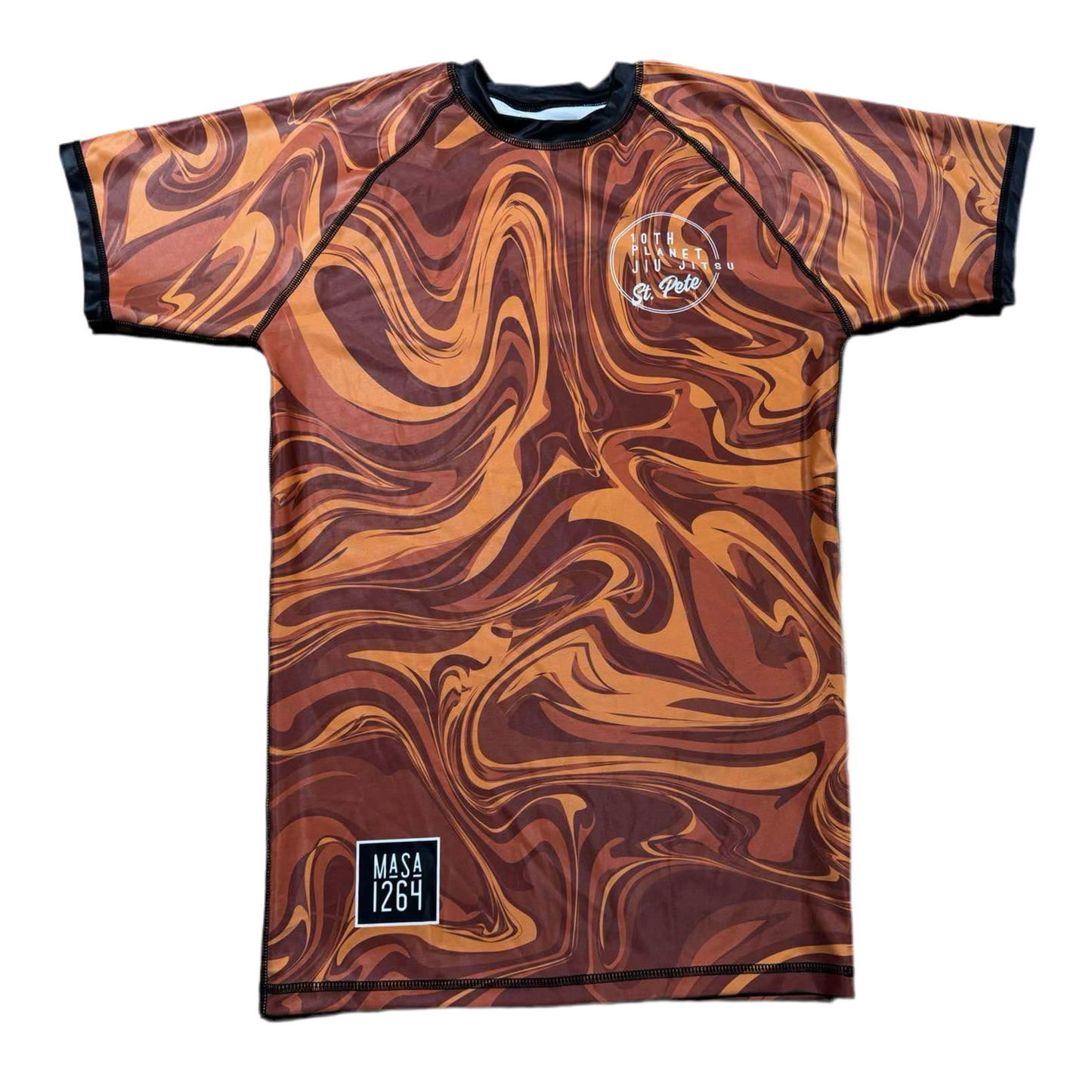 10th Planet St.Pete 1264 Rashguard Smothered Brown Belt