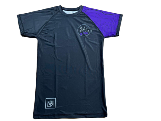 10PSP Topo Comp Rashguard-Purple