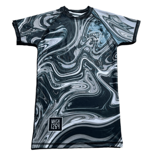 10th Planet St.Pete 1264 Rashguard Liquid Standard White Belt