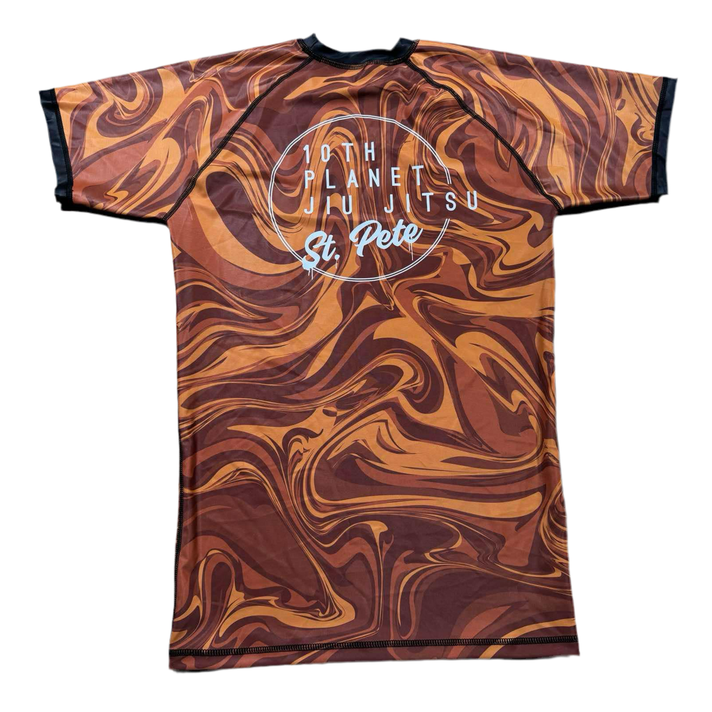 10th Planet St.Pete 1264 Rashguard Smothered Brown Belt