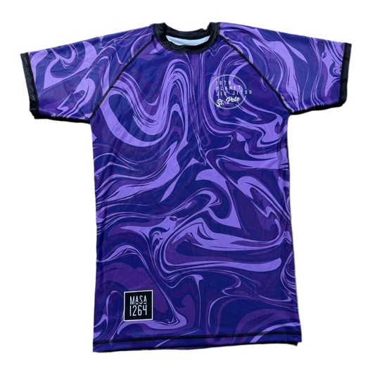 10th Planet St.Pete 1264 Rashguard Smothered Purple Belt