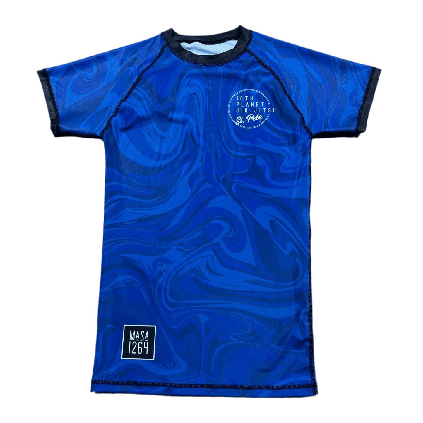 10th Planet St.Pete 1264 Rashguard Smothered Blue Belt