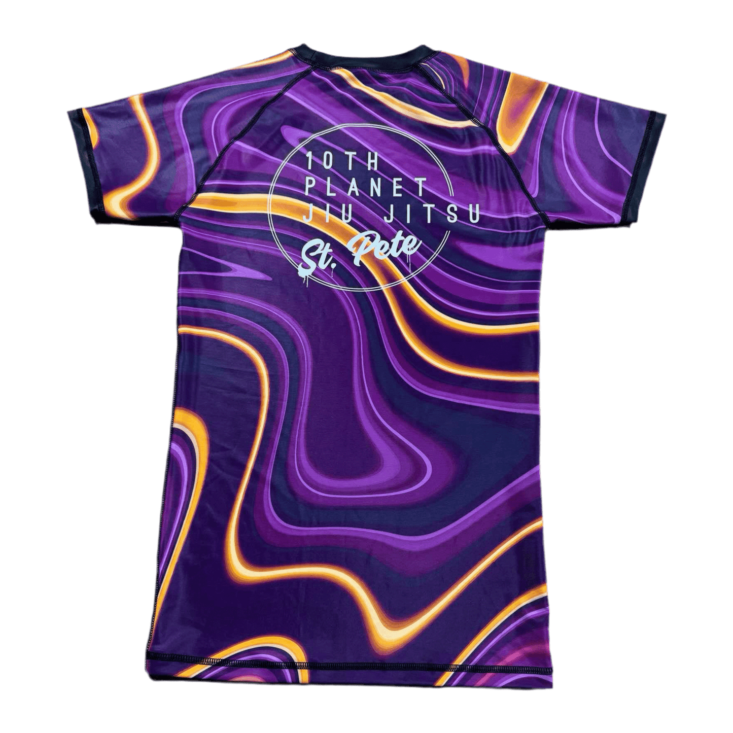 10th Planet St.Pete 1264 Rashguard Liquid Carmelo Purple Belt