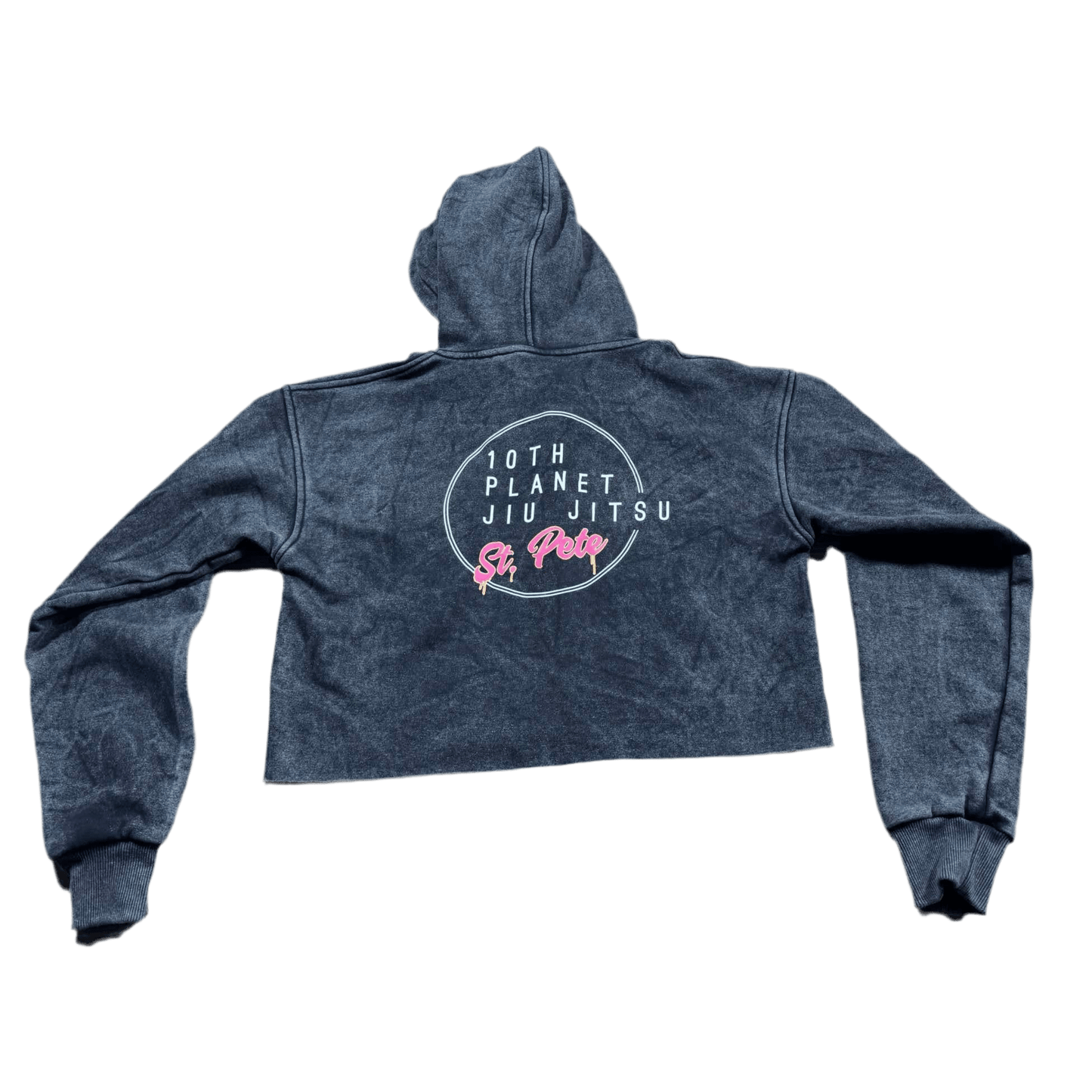 1264 Acid Wash Crop Women’s Oversize Hoodie