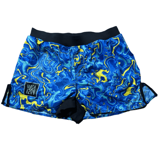 1264 Competitor Cut Unisex Shorts Liquid Blue