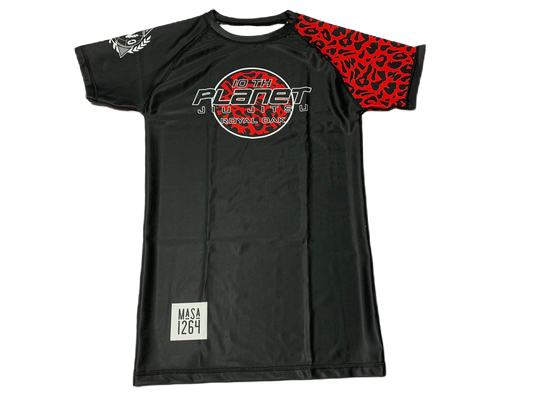 10PSP Comp Cheetah Rashguard-Black